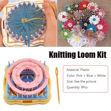 9x Knitting Loom Flower Daisy