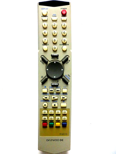 Daewoo dvd combi remote - combi,