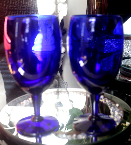 Vintage libbey cobalt blue - cobalt,
