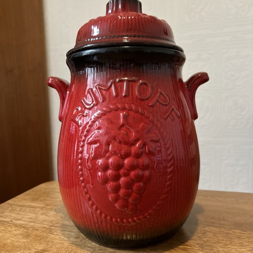 Vintage rumtopf jar lid west - lid,