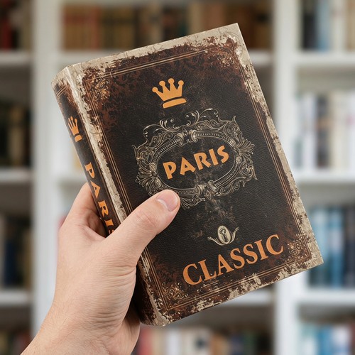 Wooden book box - wooden, bookshelf
