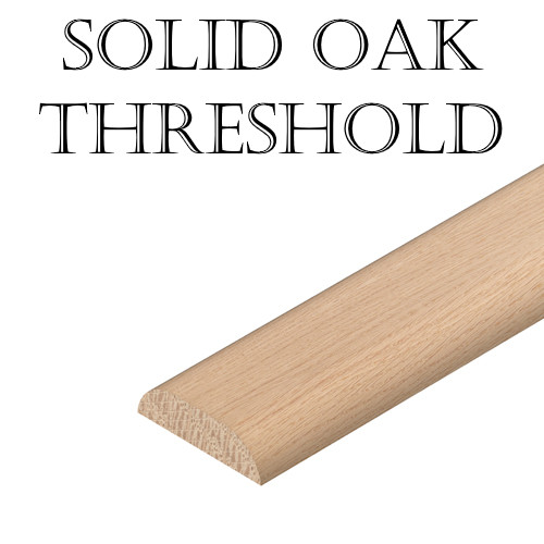 Solid oak flat - oak, threshold