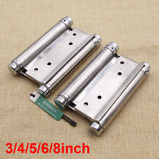 3''-6'' Double Action Spring Hinge 2 Way Saloon Swing Door Kitchen Chrome Hinge