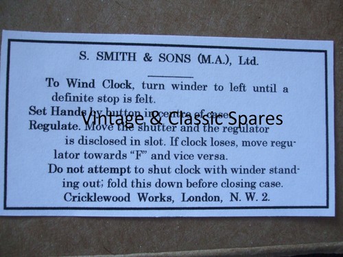 Vintage smiths dash - smiths,