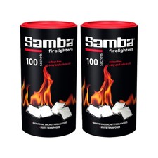 200 Samba Firestarters Firelighters Burners Oven Stove Burner Fireplace BBQ