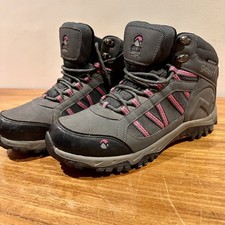 Gelert Horizon Mid Size 6 Walking Boots Waterproof Charcoal Pink 39 EU Hiking