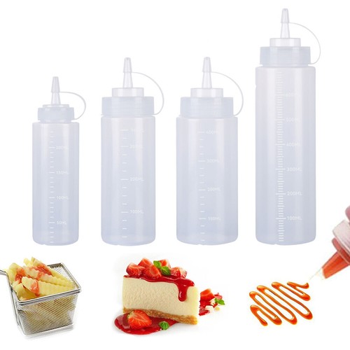 3pack plastic squeeze bottle - 3pack,
