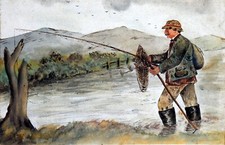 Vintage 1940s Painting Wales