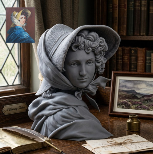 Emily bronte bust statue - emily,