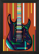 GUITAR IBANEZ POPART Framed