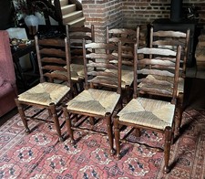 6 Antique Reproduction Oak