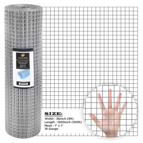 Galvanized welded wire fence