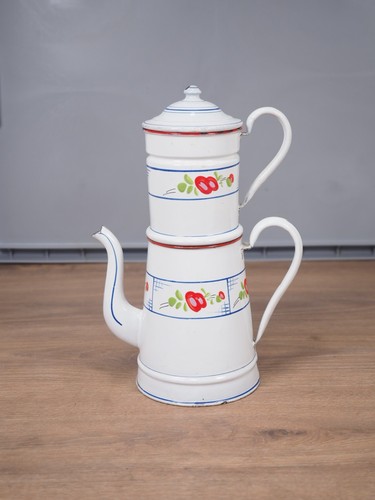 Vintage french enamel - vintage,