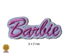 Pink Barbie Logo Iron On patch
