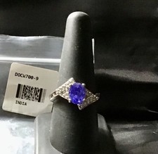 JTV Oval Blue Tanzanite