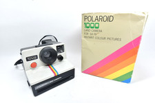 POLAROID LAND CAMERA 1000 SX-70 SX70 INSTANT FILM CAMERA TESTED WORKING + BOX