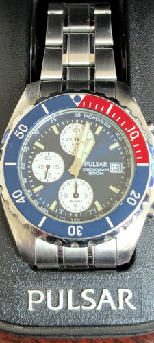 Mens pulsar pepsi 7t62 x019 - pulsar, 7t62-x019