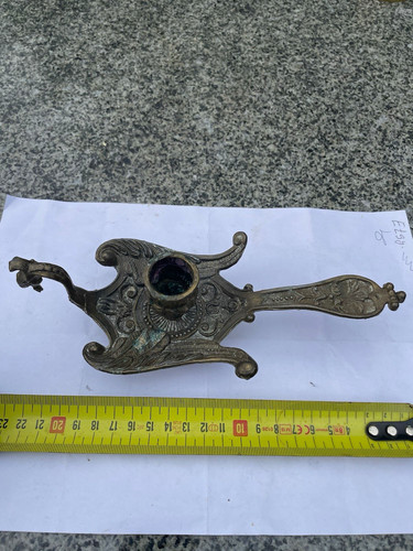 Art nouveau brass chamberstick - nouveau,
