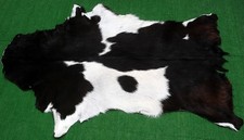 Luxury Goat hide Rug Hair on