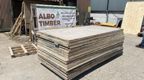 Reclaimed 18mm plywood sheets - reclaimed,