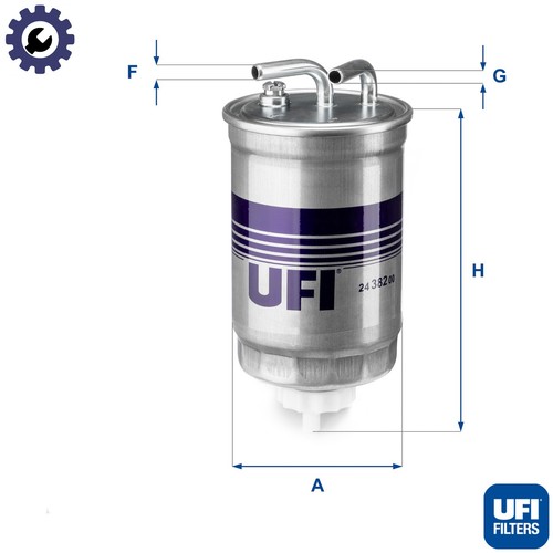 Fuel filter 382 for - 24.382.00,