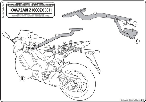 Givi 4100fz kappa kz4100 - 4100fz,