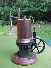 VINTAGE GERMAN VERTICAL LIVE STEAM ENGINE