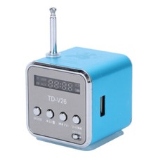 Small radio Mini Digital Portable Music MP3/4 Player Micro SD/TF USB Disk UK