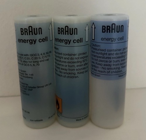 Genuine braun gas refill - 3,