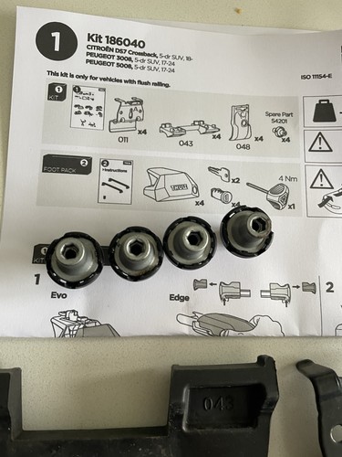 Thule evo 6040 fitting - evo,