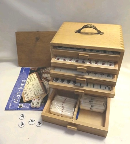 Mahjong set drawer elm - mahjong, 5