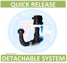 Detachable Swan Neck Towbar for VW Golf MK4 Est. 1999-2007. TVW616VK