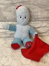 In The Night Garden Iggle Piggle Red Blanket. Soft Toy Plush peek a boo 8”