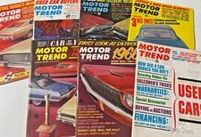 Motor Trend 1965/1966 Lot (7) Ford Corvette Shelby Mustang Chevelle Rover