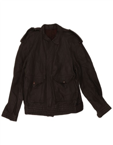 Vintage mens military leather - mens,