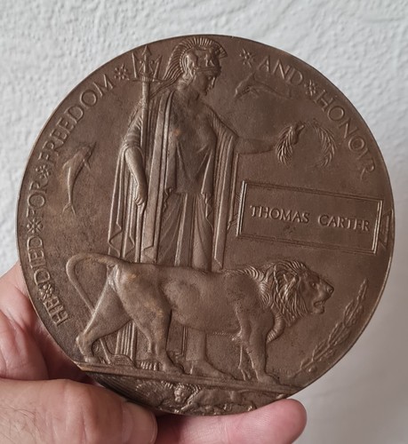 Ww1 memorial plaque - ww1,