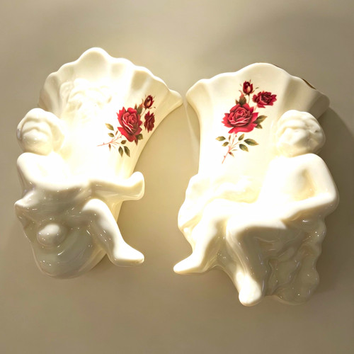 Pair ceramic wall - pair, pocket