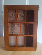 Wall-Mount Wooden Key Cabinet
