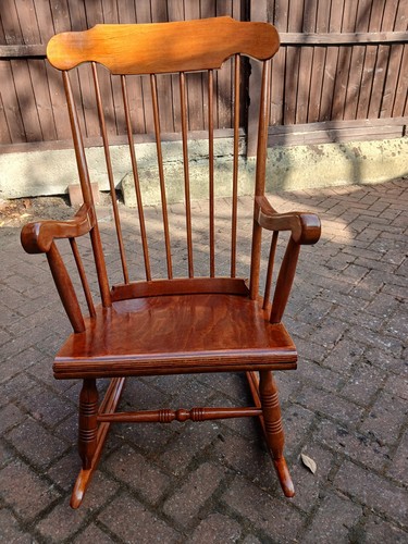 Wooden rocking chair - wooden,