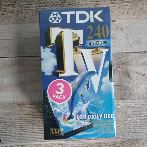 Tdk tv240 hour vhs pack - hour, 3