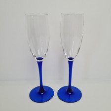 Luminarc Wine Glasses Blue
