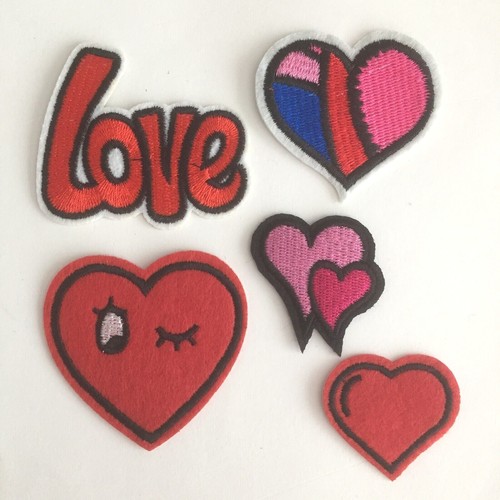 Love heart patch - , iron