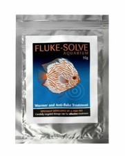 Vetark Fluke Solve 10g Praziquantel Aquarium fish Wormer Plus Parasite Treatment