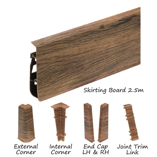 Plastic skirting board wire - skirting,