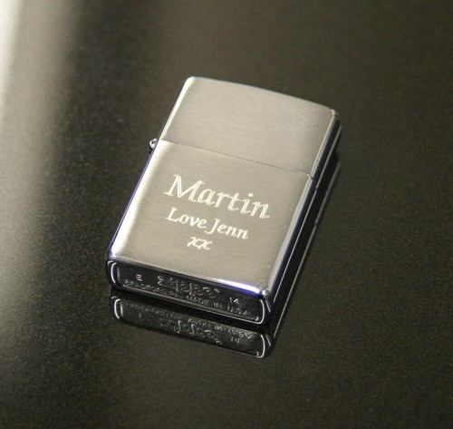Personalised genuine zippo - personalised,