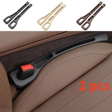 2pc Car Seat Gap Filler Organizer Storage Box Universal Leak-Proof Plug Strip UK