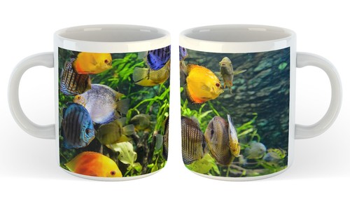 11oz ceramic mug fish - mug,