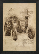 Lanz Bulldog Tractor Framed