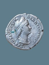 Roman Sabina Silver Denarius