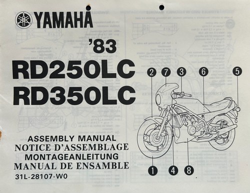 Yamaha rd250lc rd350lc 1983 - rd250lc,